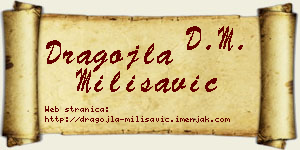 Dragojla Milisavić vizit kartica